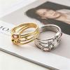 Yanbai Bohemian Hollow Color Ring: Ethnic Trendy Hand Jewelry