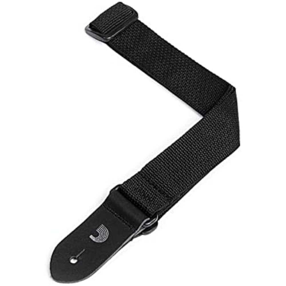 D'Addario Daddario Ukulele Strap Small Instrument Strap PWSUKE300 Poly Pro - Black [Domestic Genu...