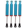 Ongwan 4pcs RC Car Shock Absorber Aluminum Damper for 1/10 Simulation Climbing Car 110mm (Blue)