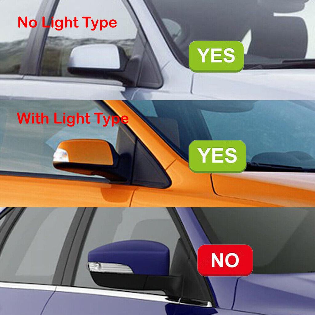 Für Ford Focus MK2 2005-2008 Auto Rückspiegel Seitenspiegel Abdeckung Flügelkappe Aufkleber Außentür Rückansicht Fall Trim Carbon Fiber Auto