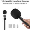 Microfone de Bastão Sem Fio para Entrevista Microfone de Bastão Portátil