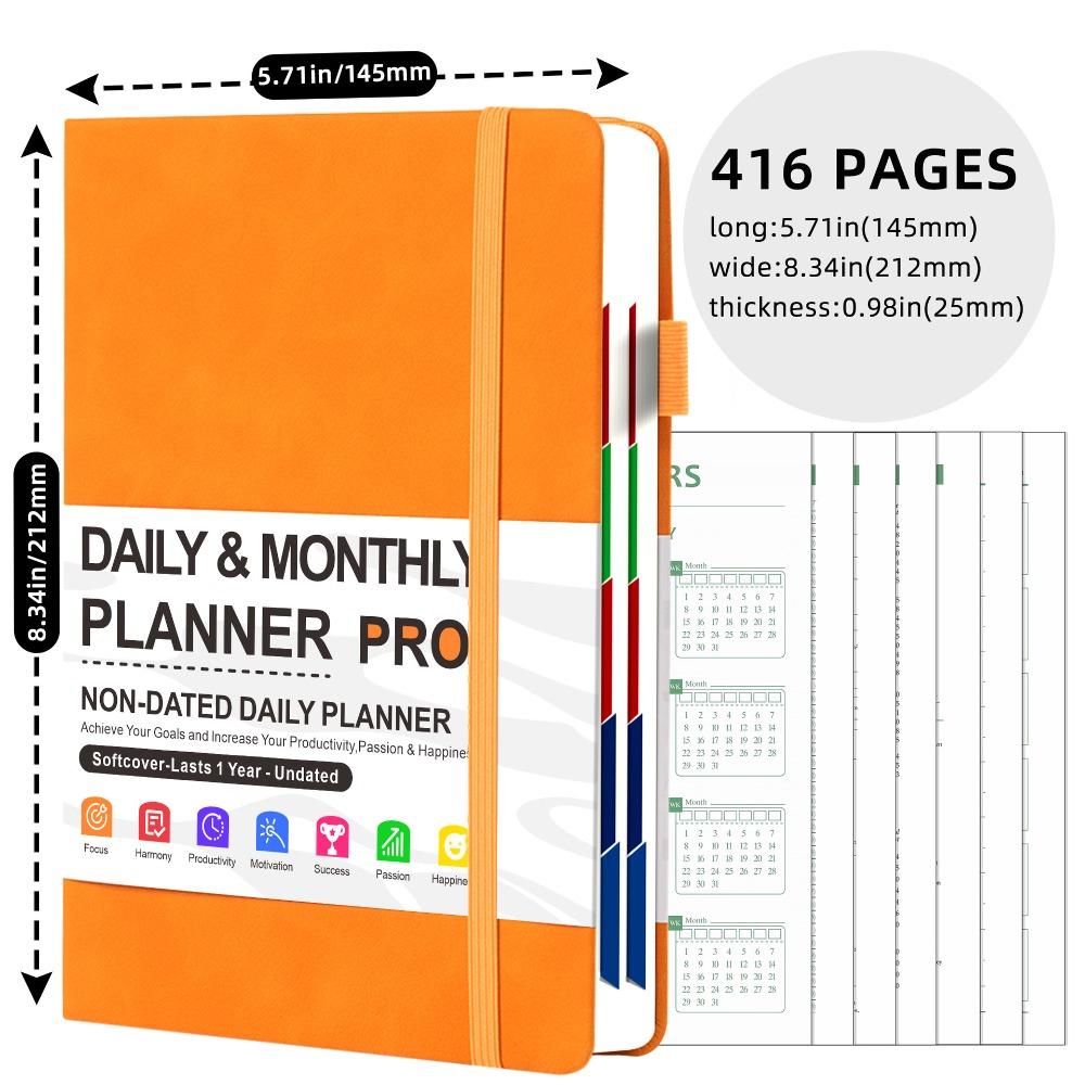 

Agenda Self-fillable Budget Planing Tool 416 Pages Schedule Journal Efficient Time Organizer