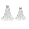 Halloween Decoration Light-Up Spooky Ghost Dog Statue Battery Operated Remote String Lights Front Door Porch Yard Lawn Decor