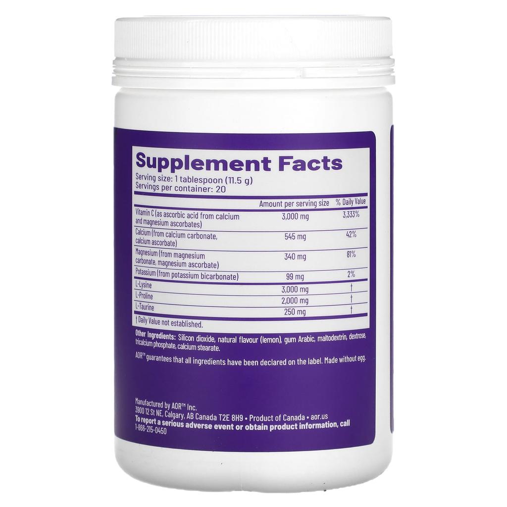 Ortho C+, Zitrone, 240G(8.47Oz)