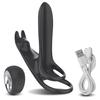 Cockring Couple Vibrator with Dual Motor Wireless Cock Penis Ring Delay Ejaculation Penisring