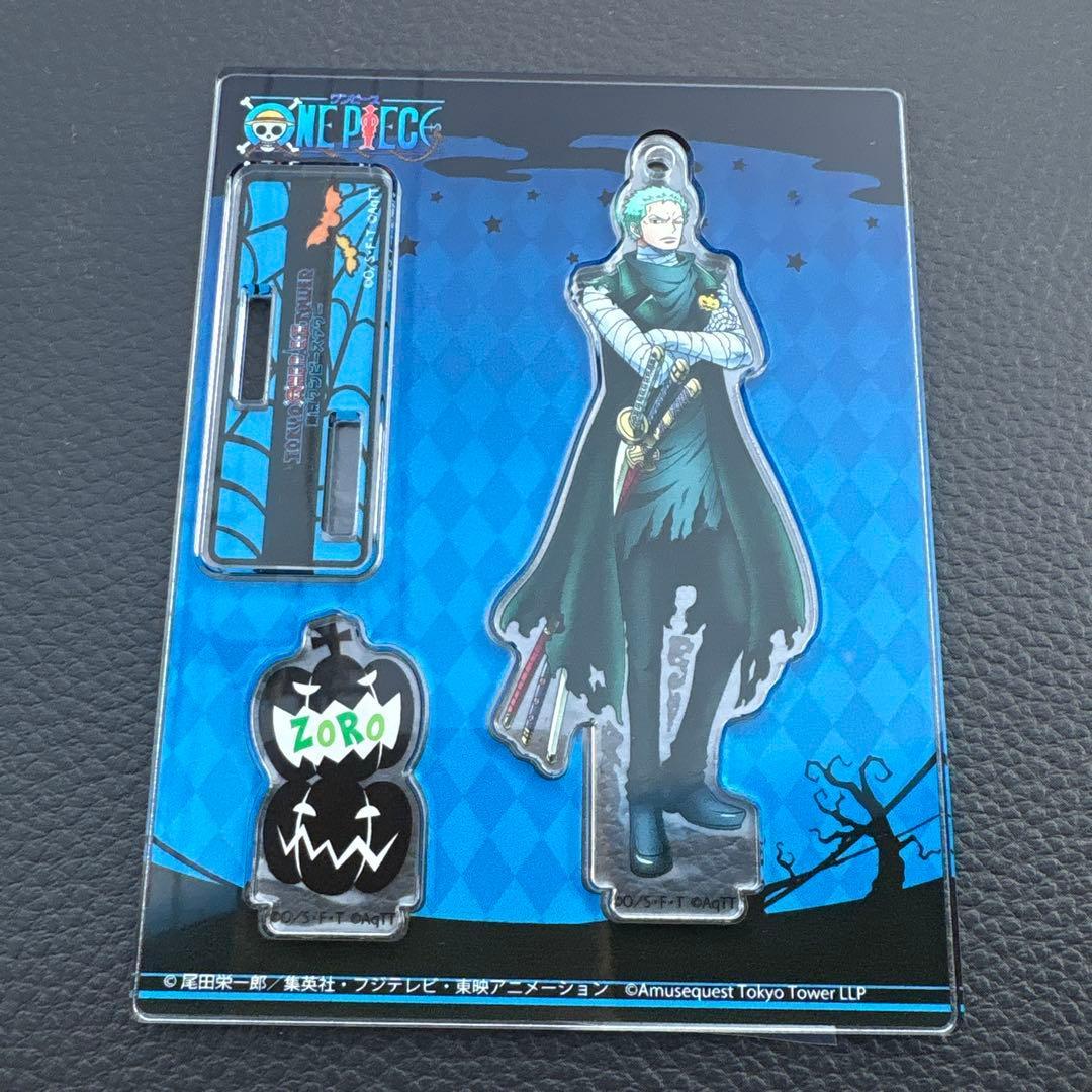 Used Tokyo One Piece Tower Limited Zoro Halloween 2019 Acrylic Stand