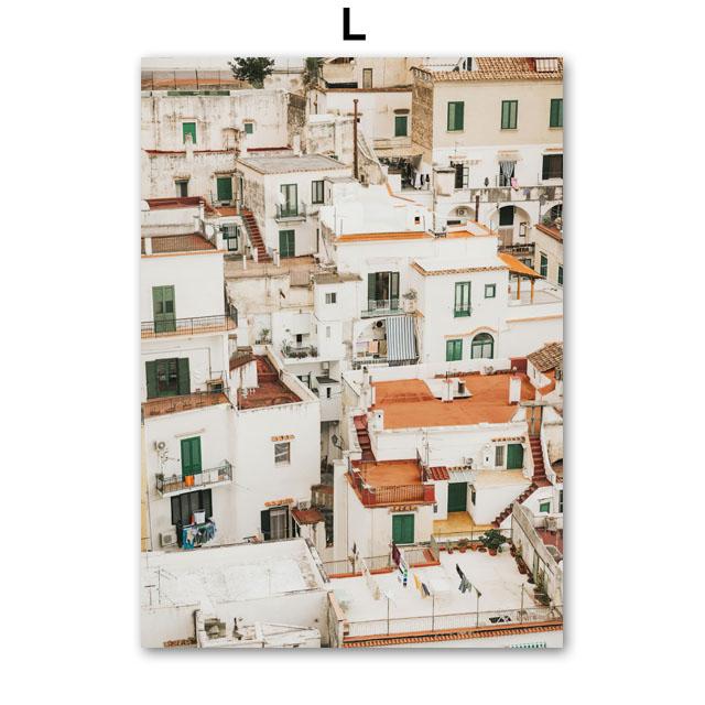 Sea Bathing Beach Girl Fruit Juice Nordic Landscape Posters Wall Art Canvas Painting Hotel Gallery Pictures Of Living Room Decor