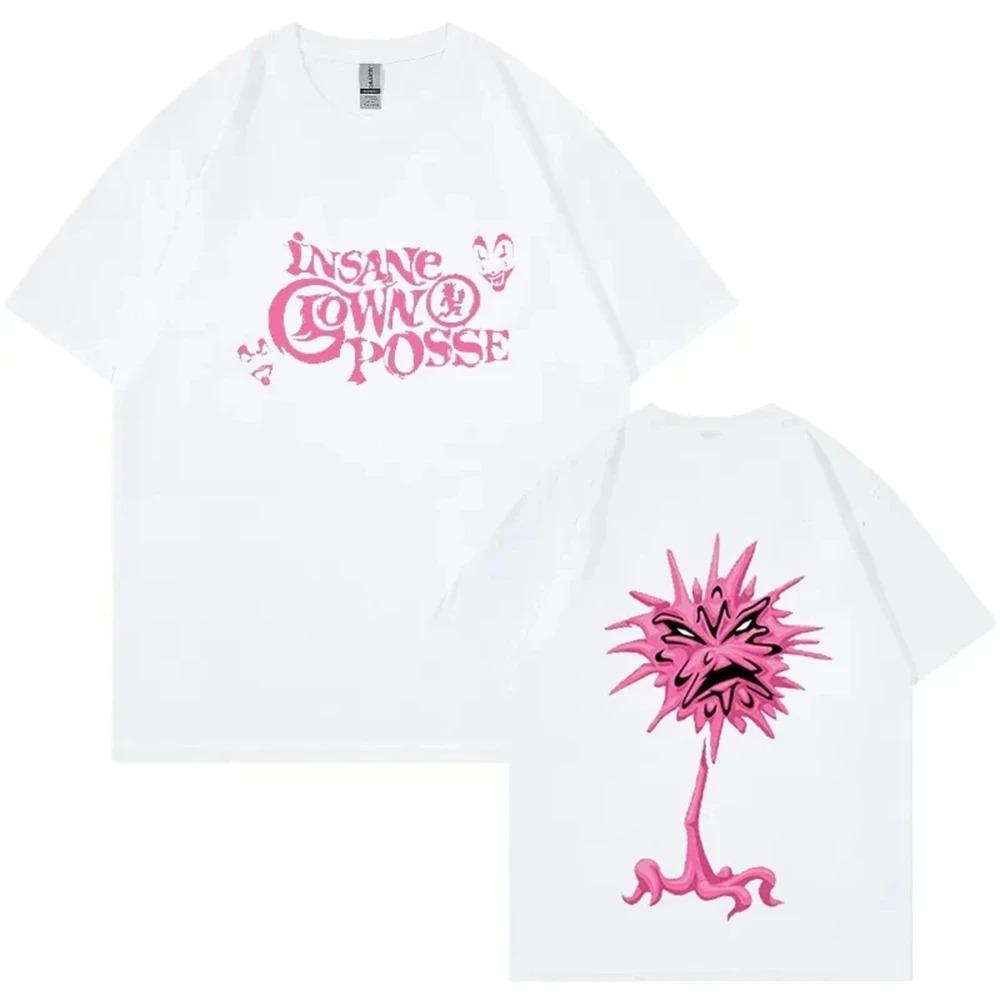 Insanee Clown Posse Hip Hop  Tshirt ForMen Women Personality Oversized Short Sleeve Harajuku Unisex Streetwear Top