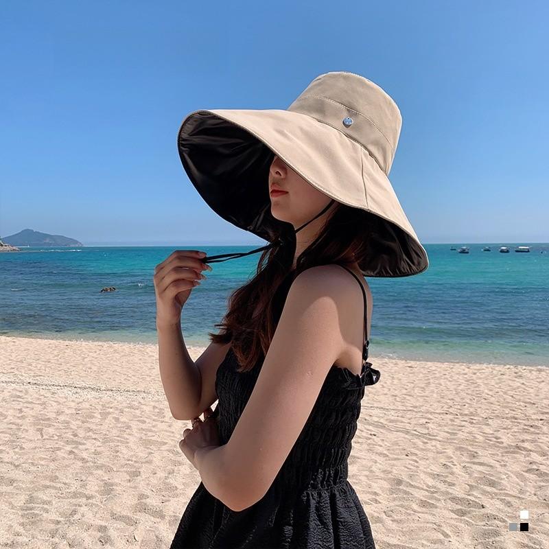 Sun Protection Hat For Women With Large Brim Summer Uv Shield Fashion Hat For Outdoor Wear
