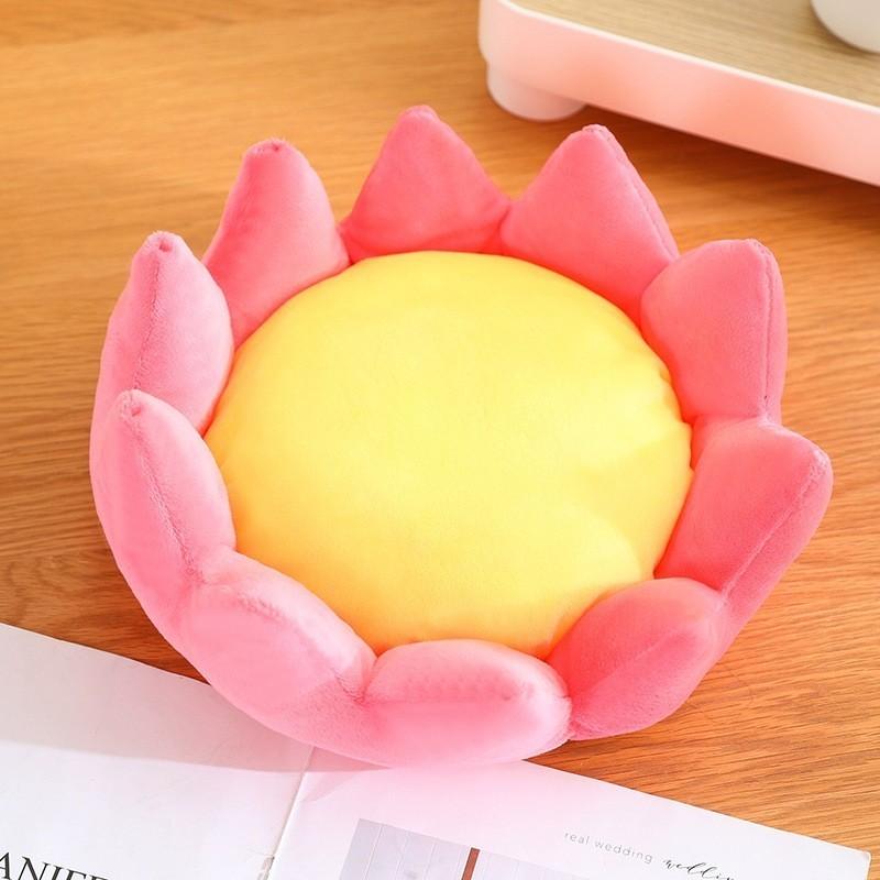 Cute Lucky Water Guinea Pig Plush Toy Funny Capybara Doll Sofa Cushion Lotus Seat Cushion Birthday Gift 30cm/40cm