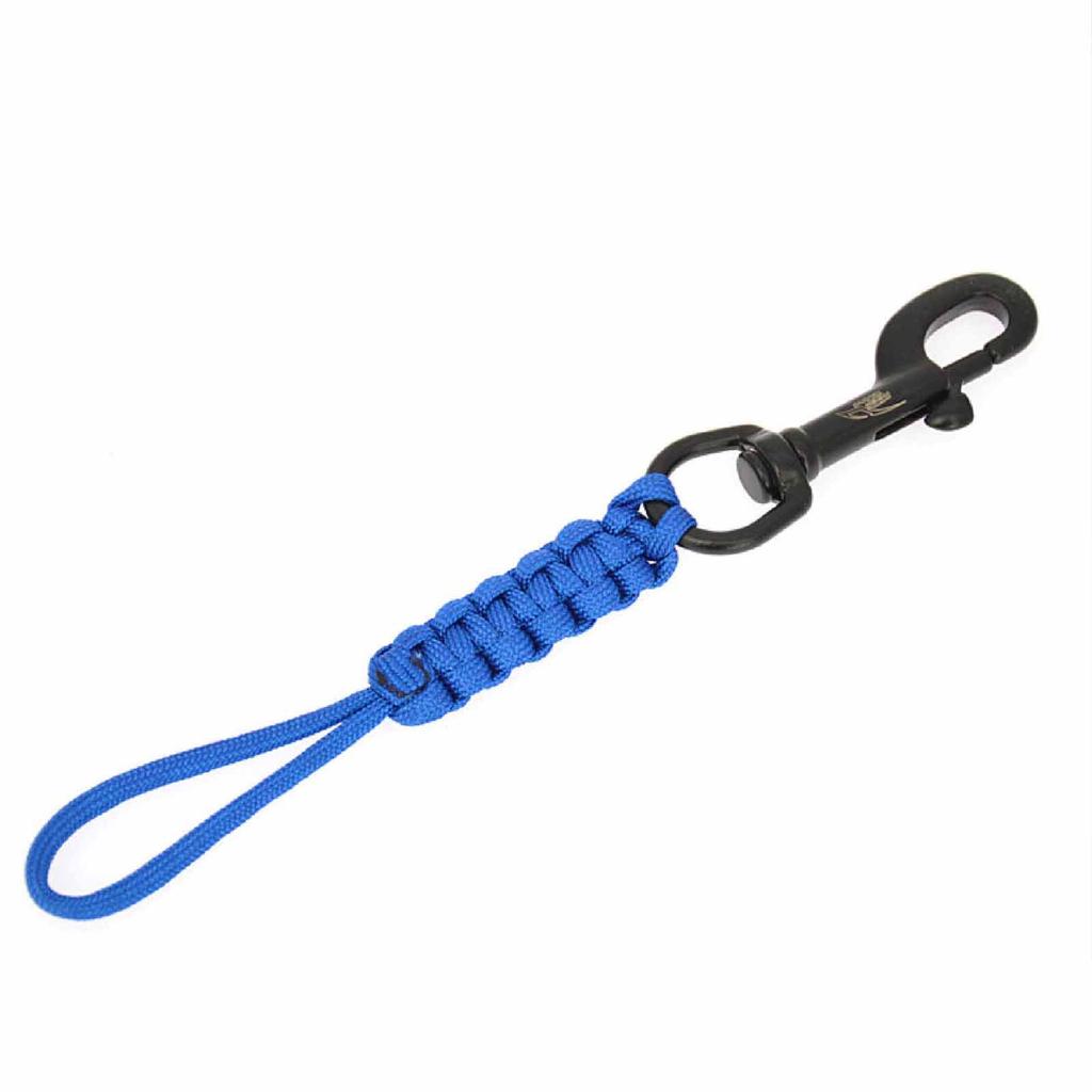 Scubatauchen Wirbelbolzen Haken Güte Stahl Haken Clip mit Seil Lanyard - verlorenes Sicherheitsseil