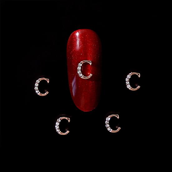 Alfabete de manichiură elegantă Decorative de lux care nu căde