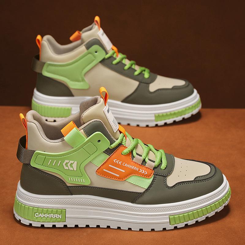 High-top casual shoes 22 autumn new youth skateboard shoes comfortable sports shoes