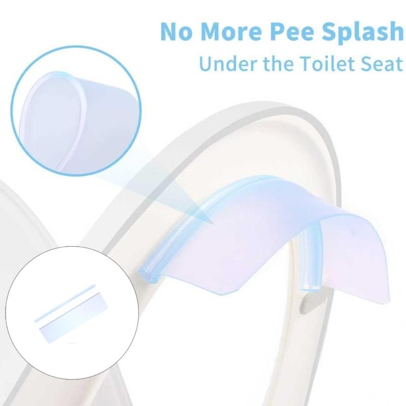 Toilet Splash Guard For Men Versatile PVC Modern Bathroom Accessory Kids Potty Training