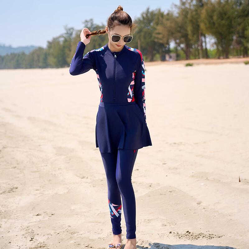 Women s Long Sleeve One-Piece Wetsuit with Skirt