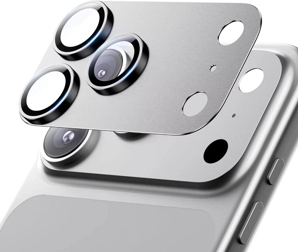 Original Metal Camera Armor Protect Cover For IPhone 17 Air Pro Max Anti-scratch HD Definition Glass Alloy Lens Ring Protect Cap