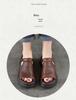 Women's Genuine Leather Platform Flip-Flops with Thick Soles for Summer 2025 