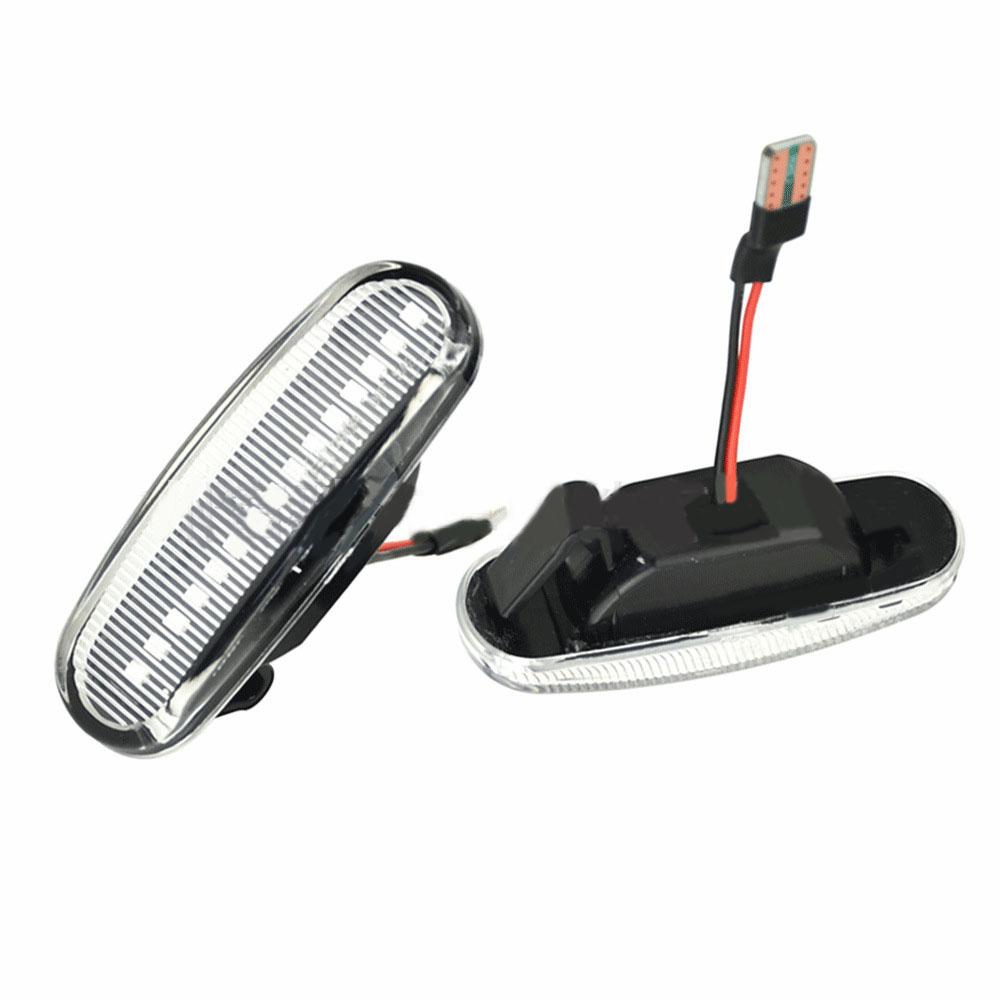 2x Front Side Indicator Lamp For Fiat Fiorino Idea Punto Panda Qubo Stilo 6326H7
