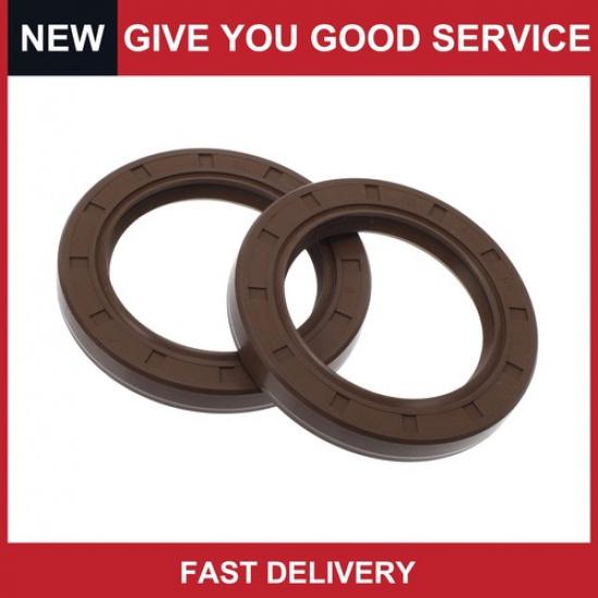 Маслосъемное кольцо Сальниковое кольцо Уплотнение вращающегося вала FKM Резина 45x65x8мм Коричневый 2 шт Новый