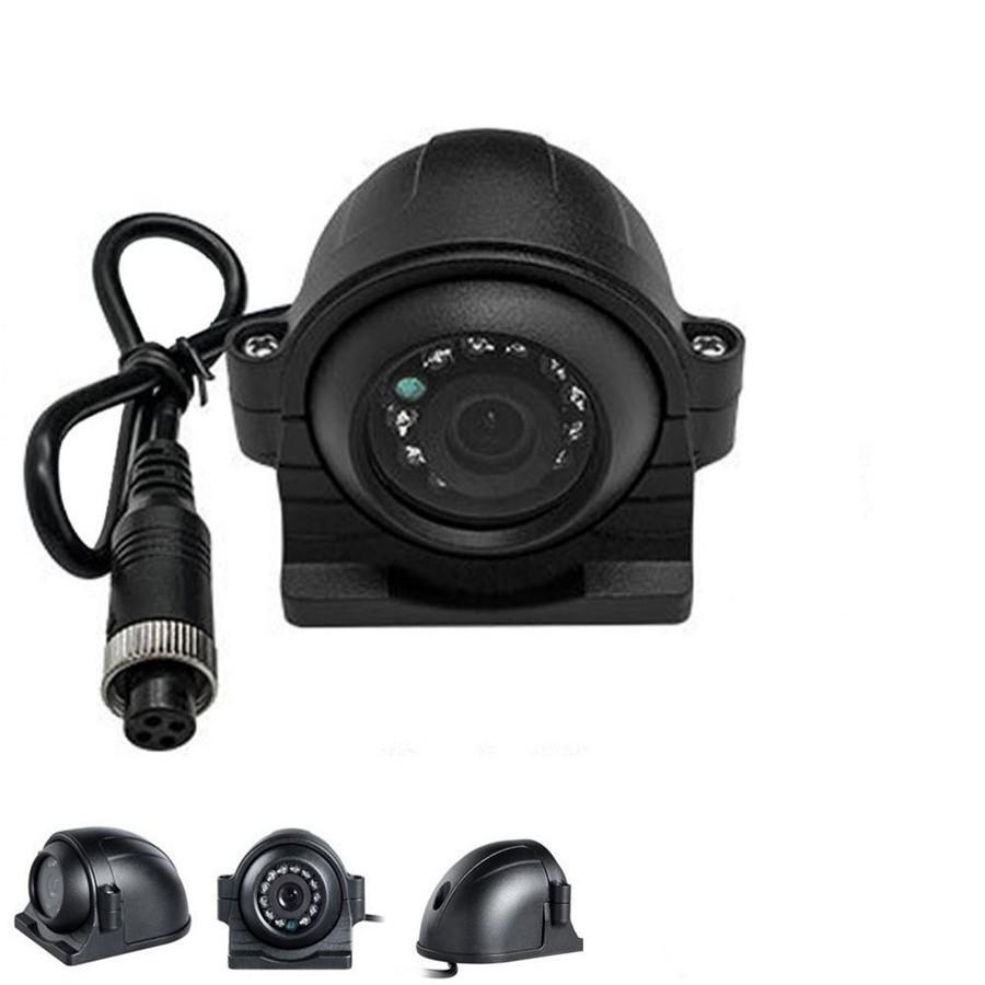 Universal 4 Pin Heavy Duty 12-24V CCD Side View Color Camera For Truck