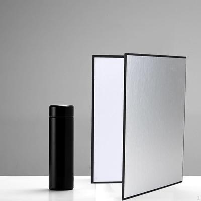 3 in 1 Lichtreflektor 42 x 30cm Tragbare Faltbare Diffusorplatte für Lebensmittel-Produktfotografie