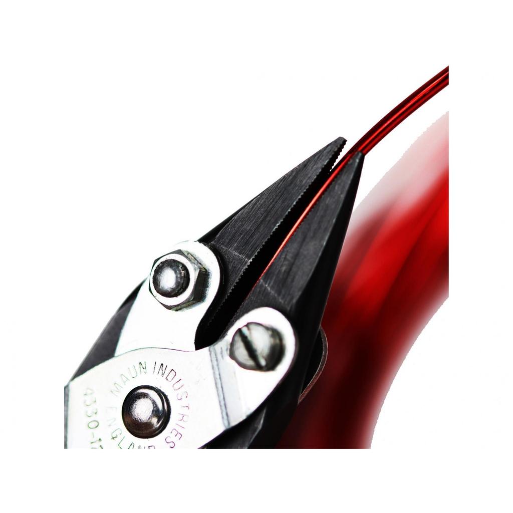 Maun Snipe Nose Parallel Pliers, Serrated Jaws 125mm