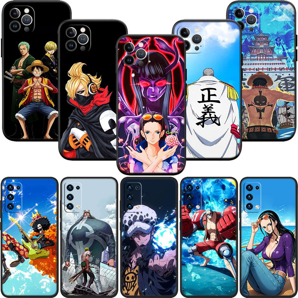 One Piece Cartoon Phone Case for Samsung Galaxy M06 M15 M16 M35 M55 M56 A36 A42 A50 A50S A51 A52 A32 A33 A05 A05S A06 A16 A20