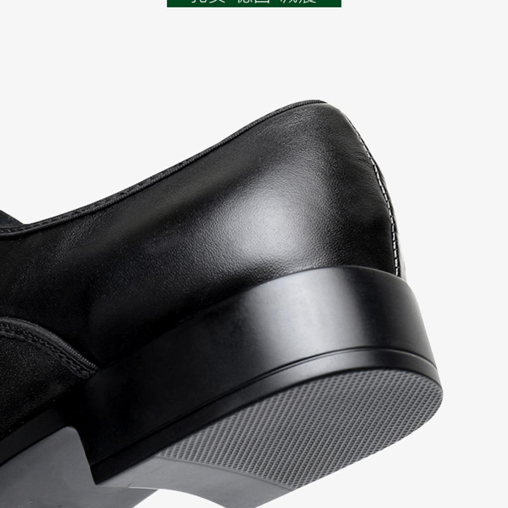 Fashion Black Leather Men's  Samba Salsa Tango Latin Dance Shoes Modern Ballroom ShoesOutdoor 2.5CM Low Heel