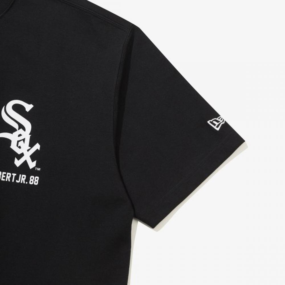 New Era Chicago WhiTe Sox Player SignaTure T shirT Black 15147527