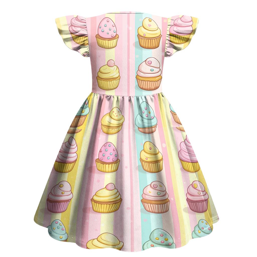 Children's Fashion Casual Flying Sleeve Dress