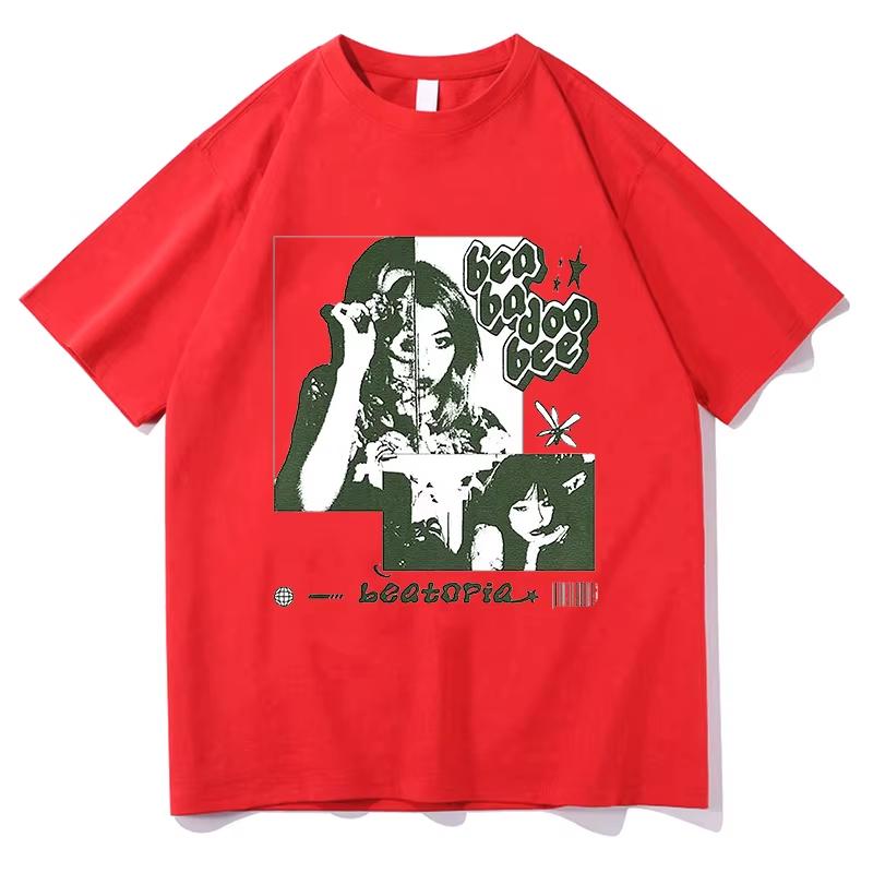 Summer Unisex Tshirt Printed With Patterns Summer Short Sleeved Street Style Casual Pure Cotton Clothing Tshirt