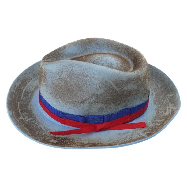Eye Catching Western Hat Cosplay Costume Hat Stage Show Props Hat Halloween Costume Woven Belt Hat Carnivals Party Props