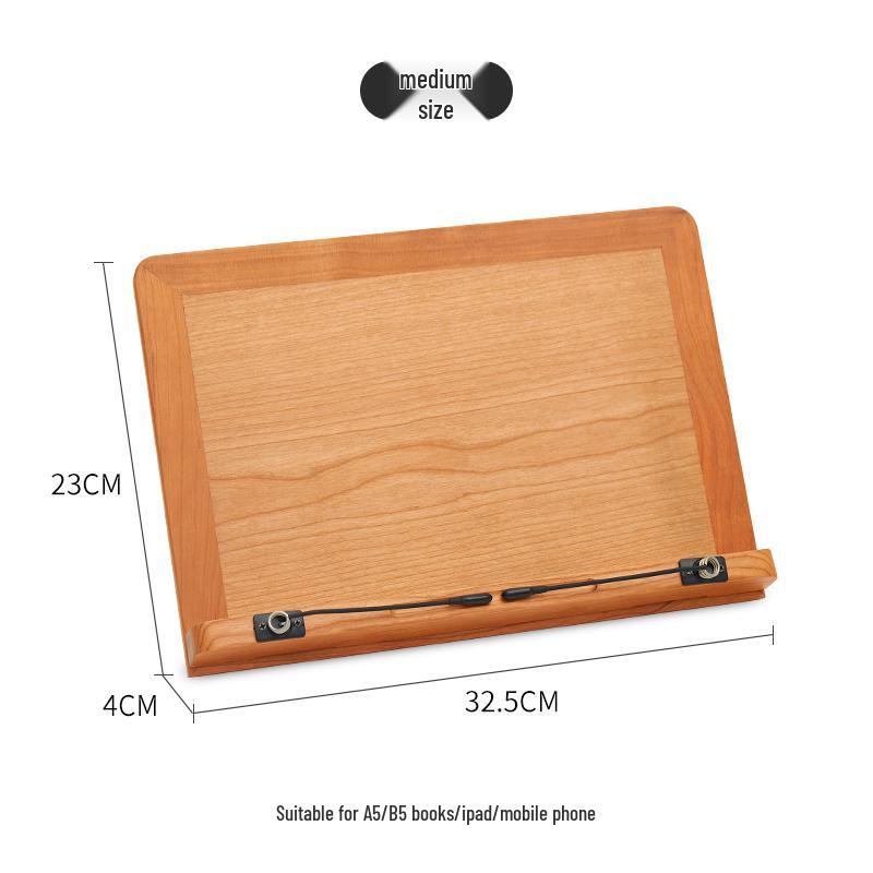 Adjustable Height Solid Wood Children's Book Stand