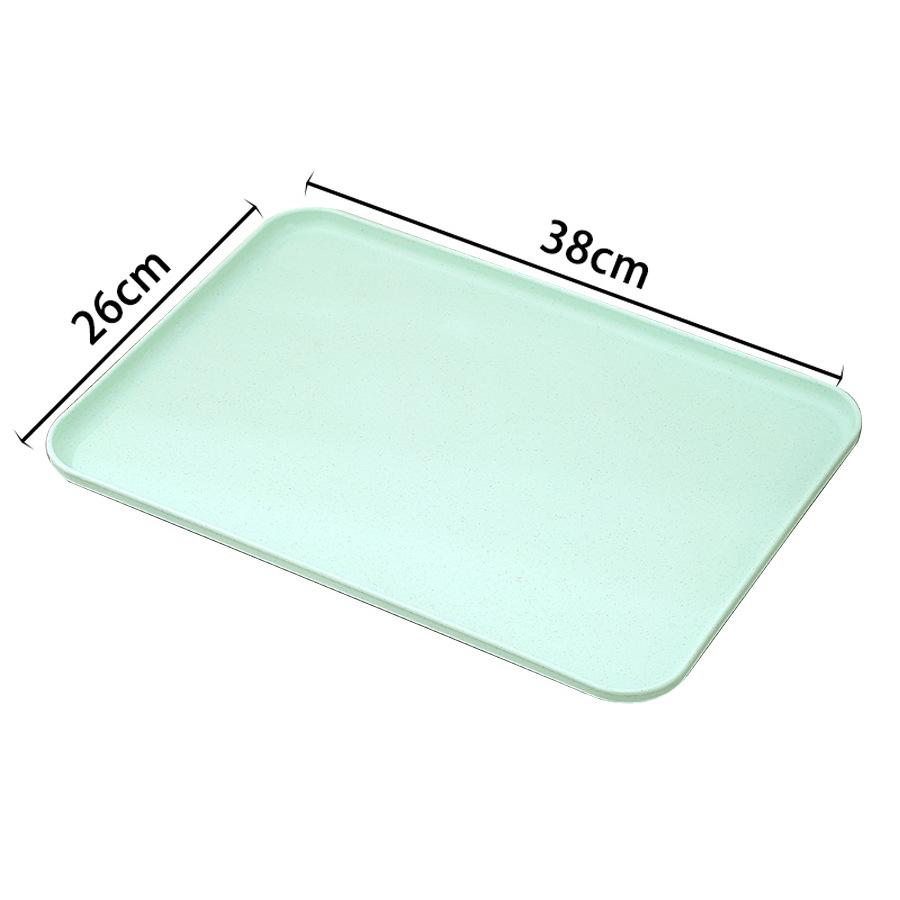 Thickened New Color Large Tray Creative Kindergarten Restaurant Tea Snack Tray Fruit Tray Fast Food Serving Tray