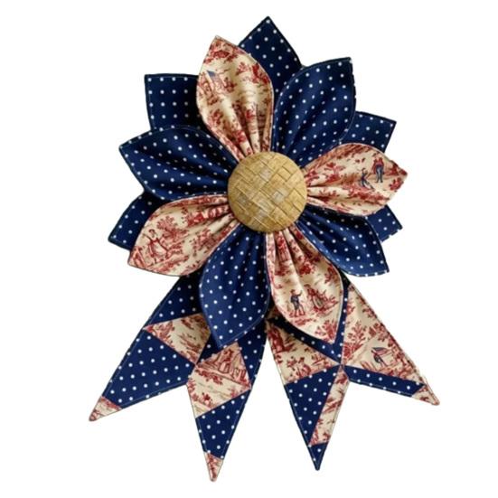 Flower Decorative Sign for Front Door Retro Burlap DIY Wreath And Bow Making Kit Artificial Floral Wall Hanging for Home Indoor Outdoor Decor