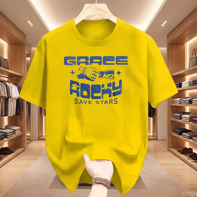 Grace Rocky Save Stars T Shirt Project Hail Mary Tshirt Rocky Alien Friendship Space Graphic Tee Book Lover Clothing