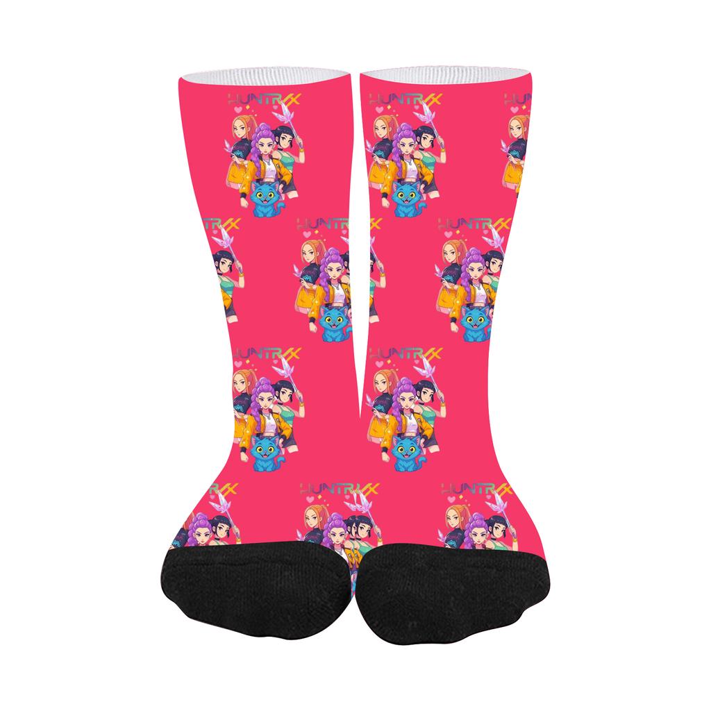 Anime Print Full Print Socks, Cute Socks For Children's Birthday