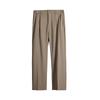 HAUT TON Men's Straight-Leg Linen-Blend Business Casual Pants
