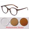 High-Quality Vintage Round Temple Frames Anti-blue Light Protectiv Eyeglasses Frame For Myopia -0.5 -0.75 -1.0 -1.5 -2.0 To -6.0