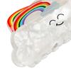 Hair Claw Cartoon Rainbow Shape Back Head Hair Clip Anti-slip Teeth Strong Grip Shark Hair Clip Versatile Hair Accessory