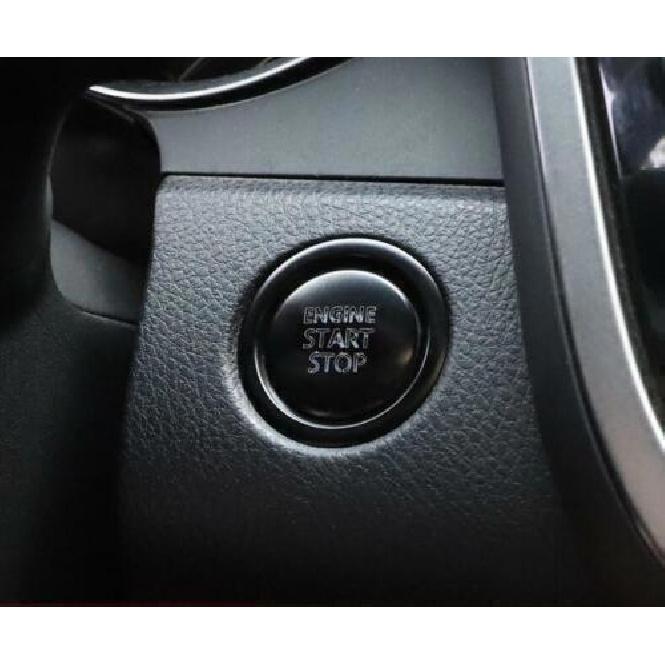 Алюминиевая накладка на рамку запуска одним нажатием черная для Toyota Corolla Cross -