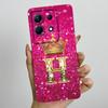 Dla Infinix Note 30 4G 5G Note30 Pro VIP 30i Modne Etui na Telefon z Inicjałami dla Pary Miękki Silikon TPU Osłona Ochronna na Obiektyw