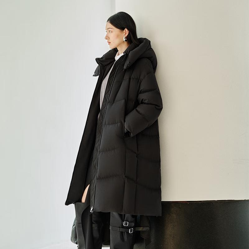 Women's 90% Duck Down Long Padded Parka