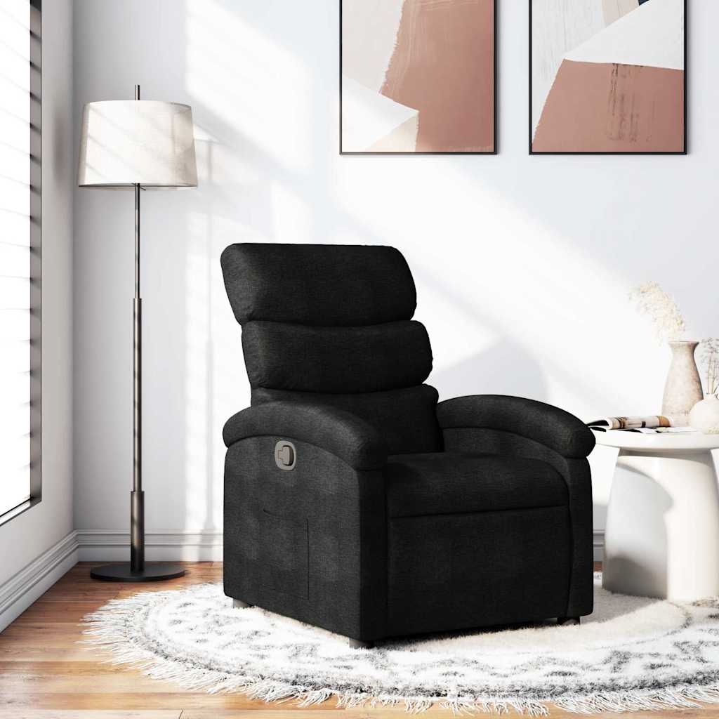 Relax Chair Black Fabric