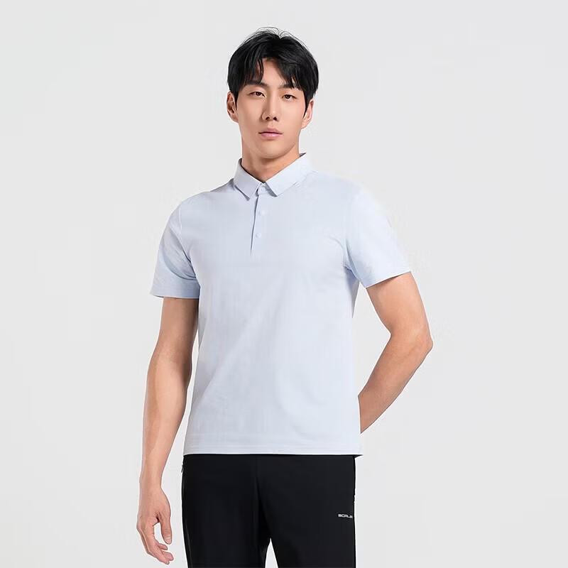 SCALER Men's Quick-Dry Seamless Polo Shirt