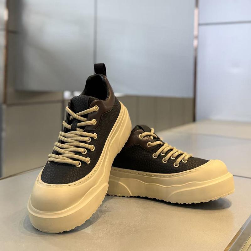 Winter New Men's Shoes Platform Casual Shoes Niche Design Lightweight Martin Shoes