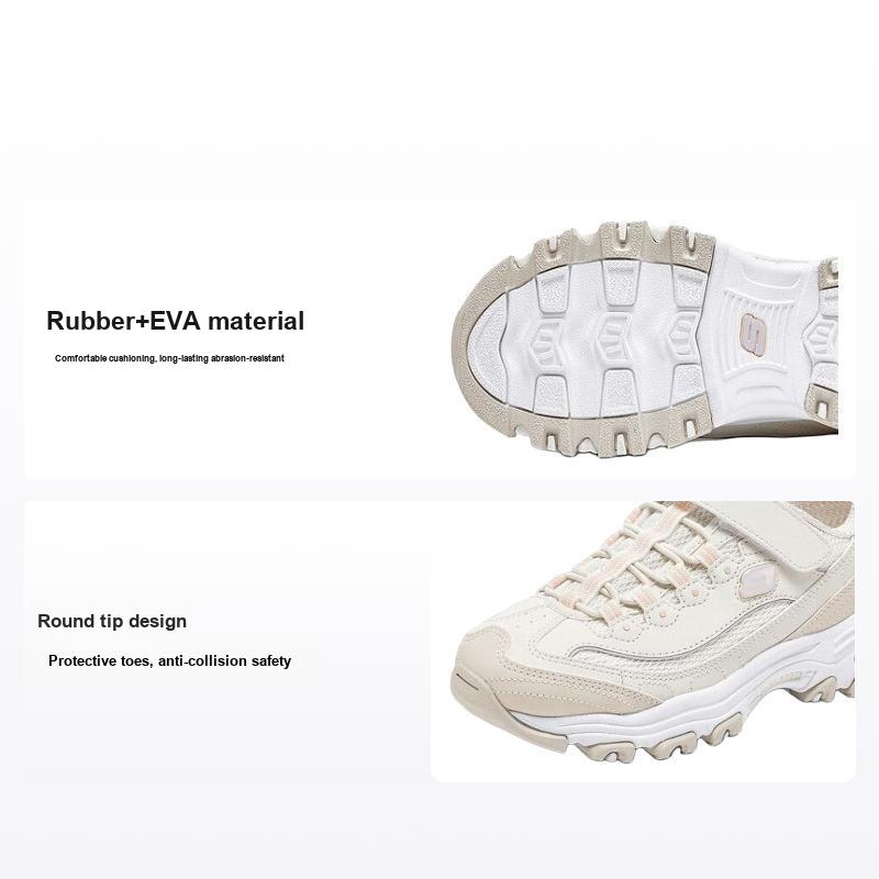 Skechers Детские Удобные Амортизирующие Поддерживающие Низкие Повседневные Кроссовки Детские Натуральный Мультиколор 319062L-NTMT 30
