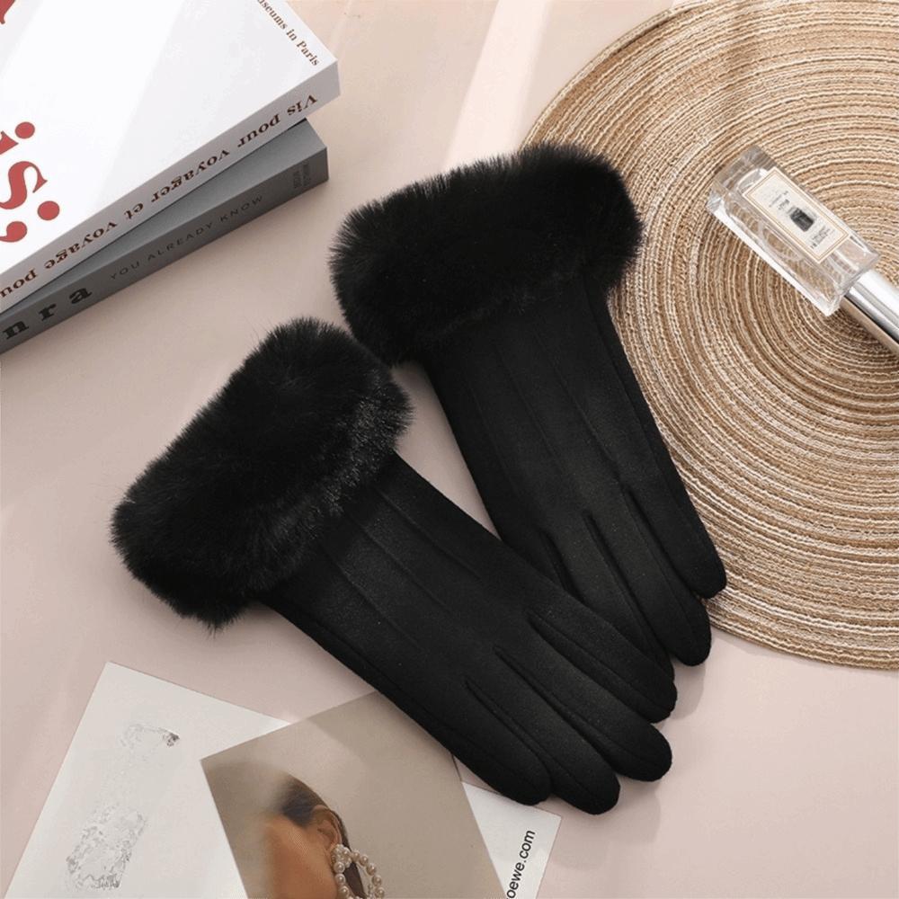 Windproof Touch Screen Gloves Wear-resistant Mittens Vintage Cycling Gloves