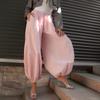 2026 Summer Loose Long Pants Women Trousers Pleated High Waist Trousers Solid Casual Wide Leg Bloomers Women Dance Lantern Pants