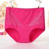 Breathable Cotton High-Waisted Women's Briefs: Soft, Delicate, Tummy & Hip-Lifting, Moisture-Wicking.